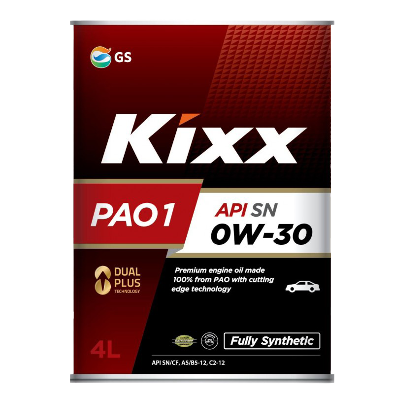 Моторное масло KIXX PAO 1 0W30, 4л